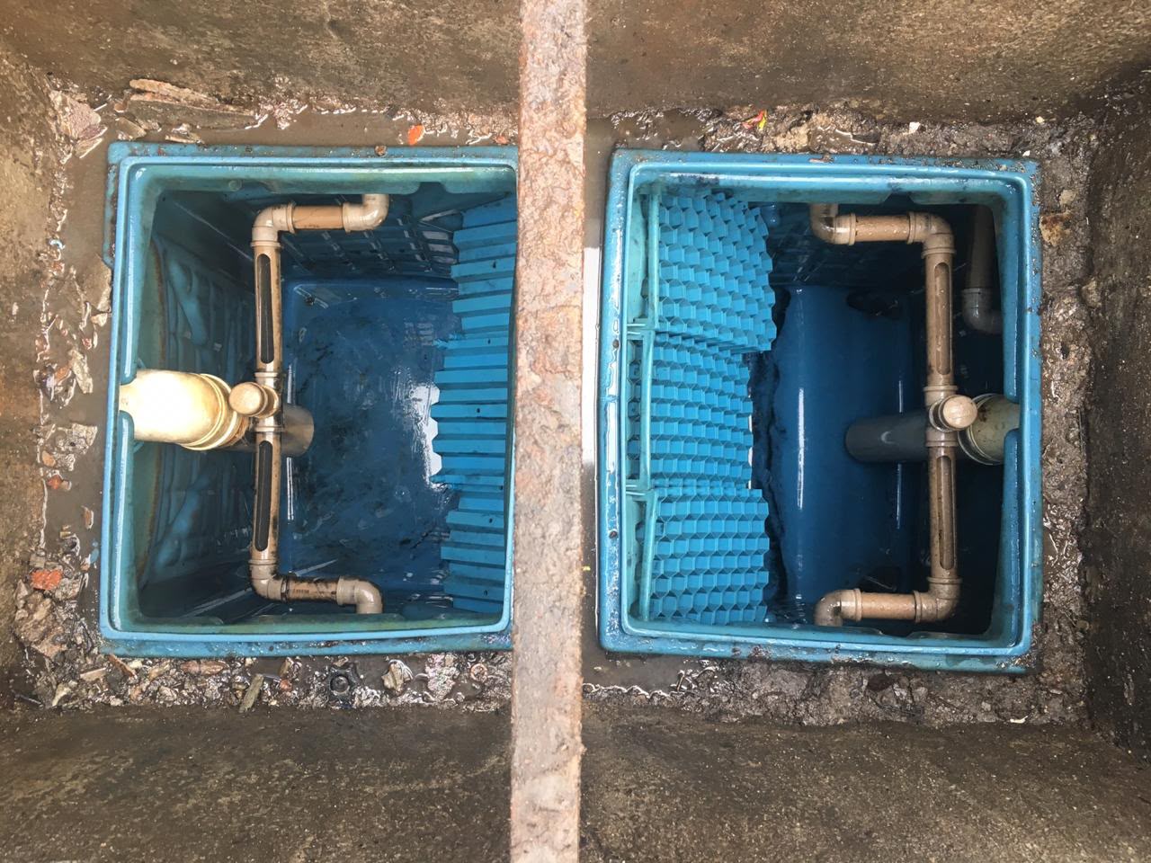 Limpeza de Caixas Separadoras de Água e Óleo